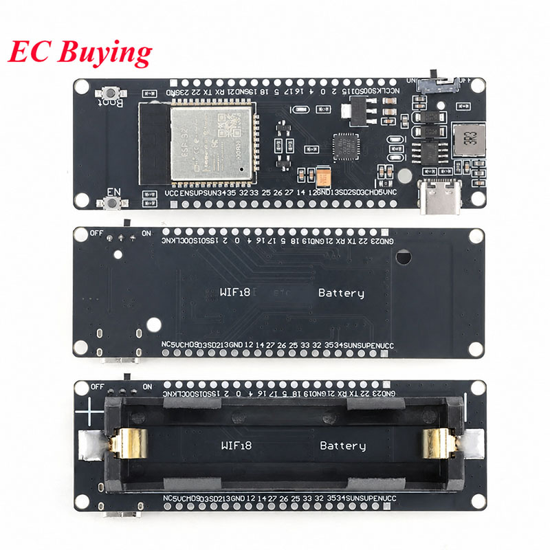 บอร์ดพัฒนาโมดูล ESP32 พร้อม Wi - Esp32 Battery Holder Lipo บทวิจารณ์และราคา