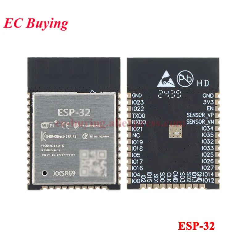 บอร์ดพัฒนาโมดูล ESP32 พร้อม Wi - Esp32 Battery Holder Lipo บทวิจารณ์และราคา