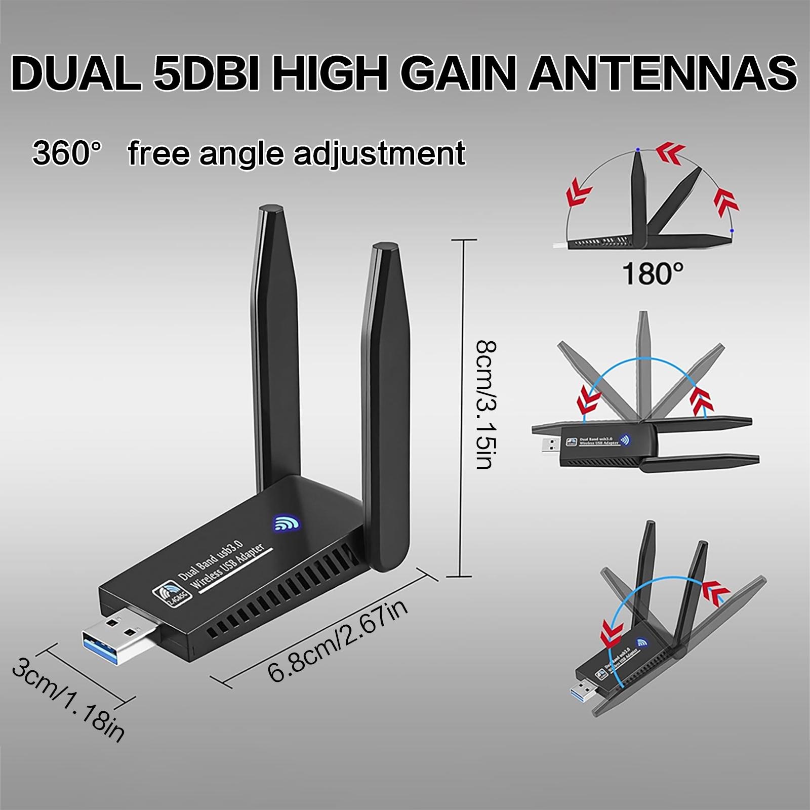 อะแดปเตอร์ USB WiFi ความเร็ว 1 - Antenna 2.4Ghz บทวิจารณ์และราคา
