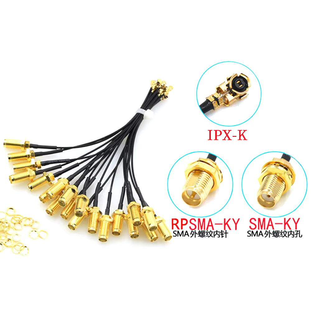 5 ชิ้น RP-SMA หญิง U.FL IPX RF - Ipex Connector บทวิจารณ์และราคา