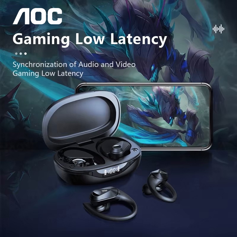 ช้อยส์ AOC ชุดหูฟังกีฬาไร้สายบ - Usb C Cable บทวิจารณ์และราคา