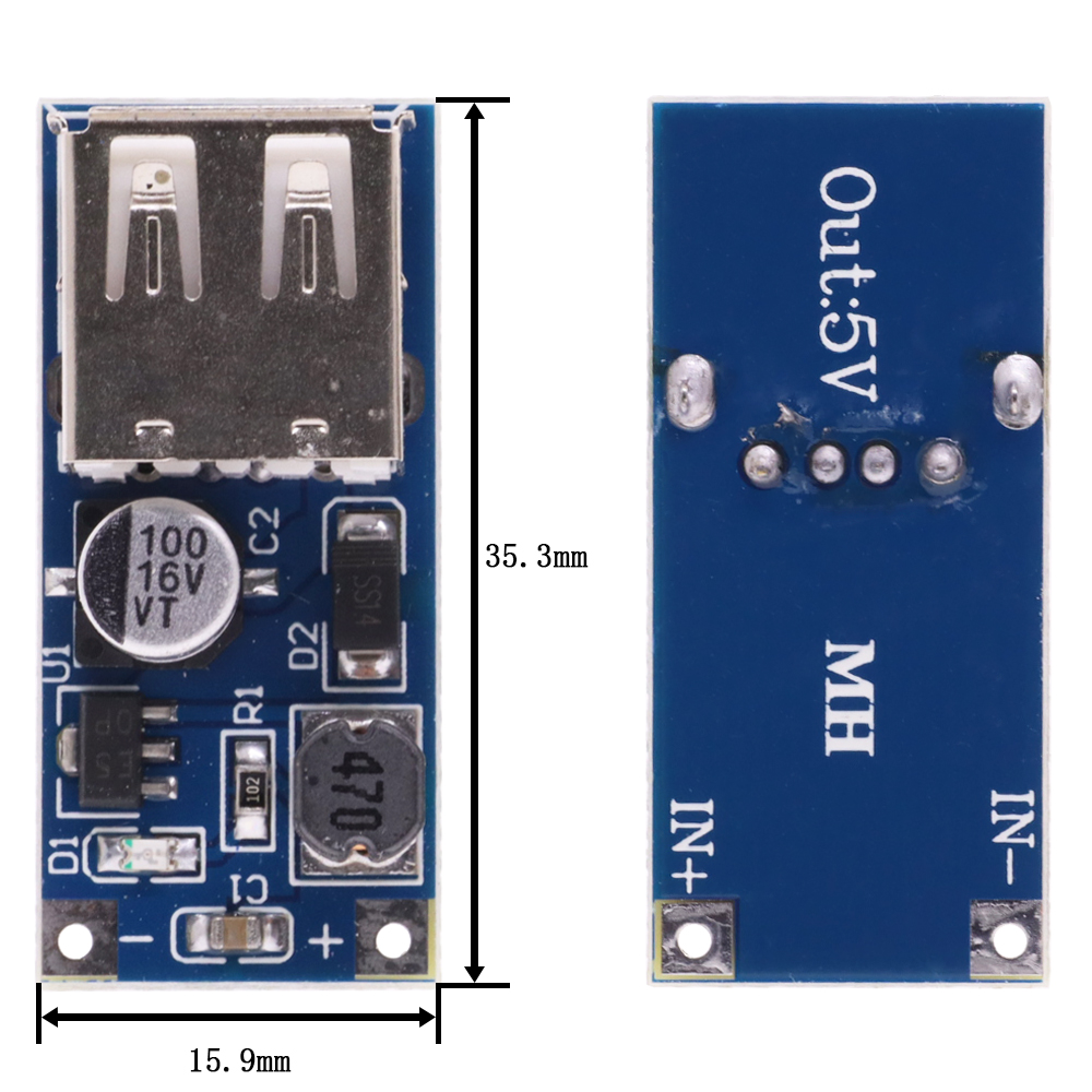 แผงวงจรเพิ่มกำลัง DC-DC 1/5/10 - Tp4056 Module บทวิจารณ์และราคา