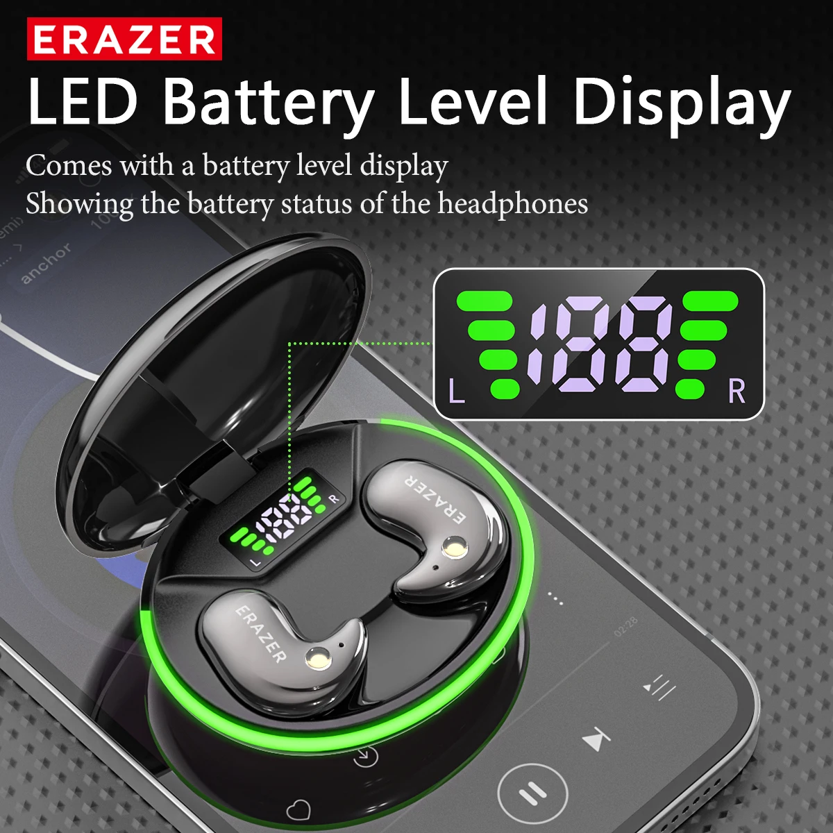 หูฟังบลูทูธแบบอินเอียร์ EARZER - Usb C Cable บทวิจารณ์และราคา