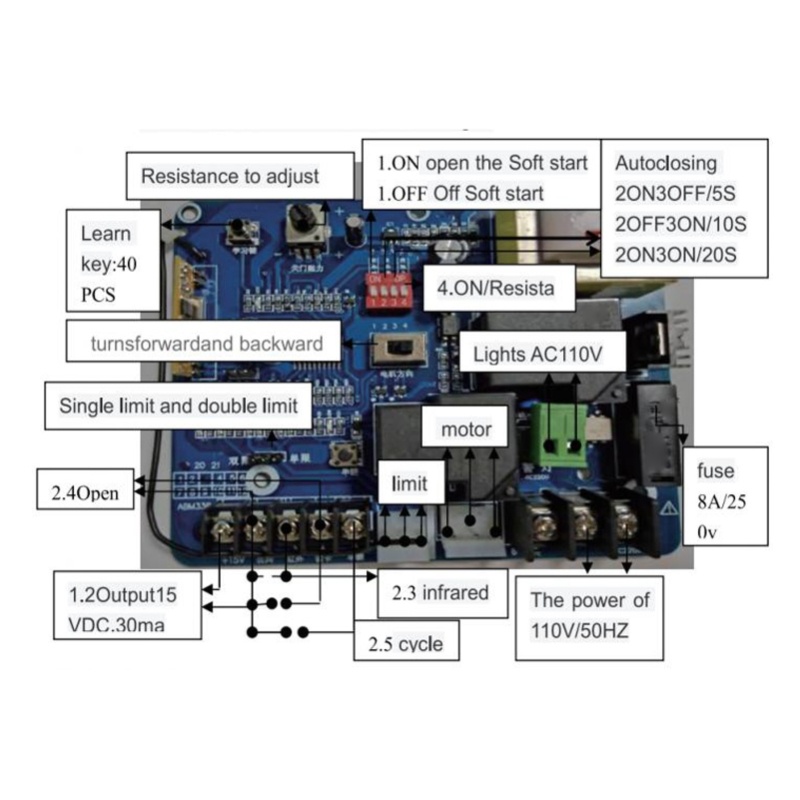 แผงวงจรควบคุมประตูเลื่อนแบบรีโ - Proto Board บทวิจารณ์และราคา