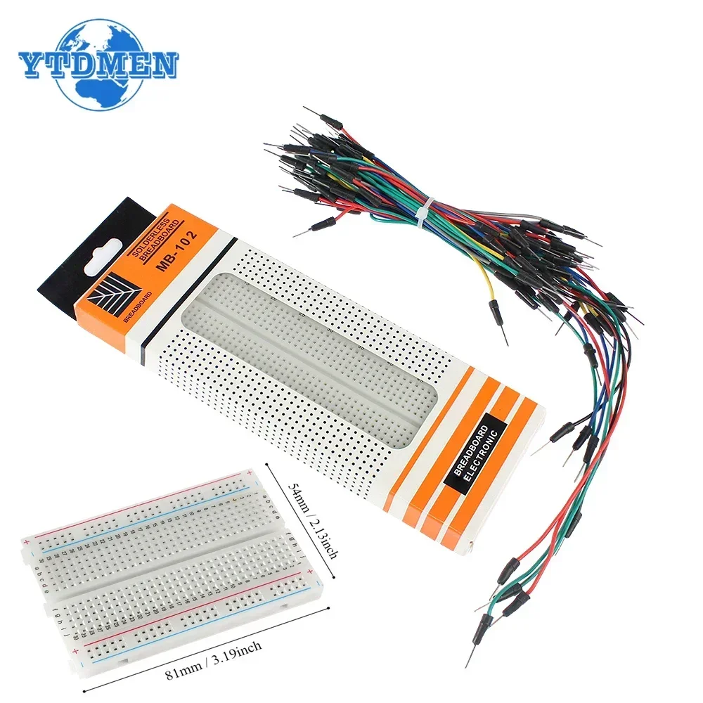 MB-102 Breadboard 400 830 คะแน - Breadboard 400 Point บทวิจารณ์และราคา