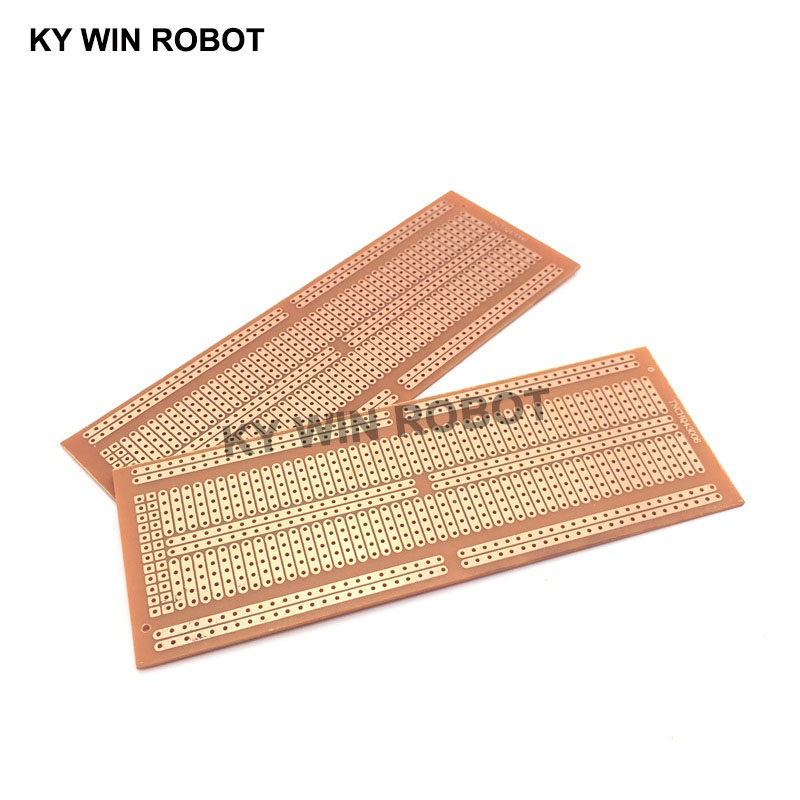 1pcs DIY 4.8*13.3 ซม.ต้นแบบกระ - Pcb Prototyping Board บทวิจารณ์และราคา