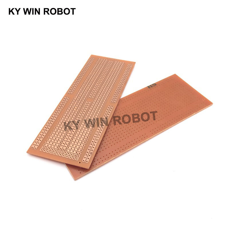 1pcs DIY 4.8*13.3 ซม.ต้นแบบกระ - Pcb Prototyping Board บทวิจารณ์และราคา