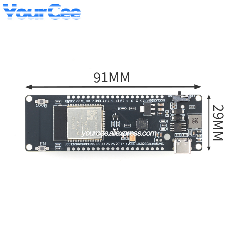 บอร์ดพัฒนา ESP32 พร้อม WiFi, B - Esp32 Battery Holder Lipo บทวิจารณ์และราคา