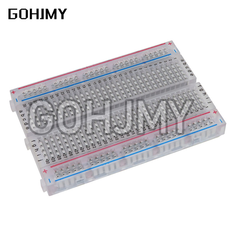 10ชิ้นใสมินิขนมปัง/Breadboard  - Breadboard 400 Point บทวิจารณ์และราคา