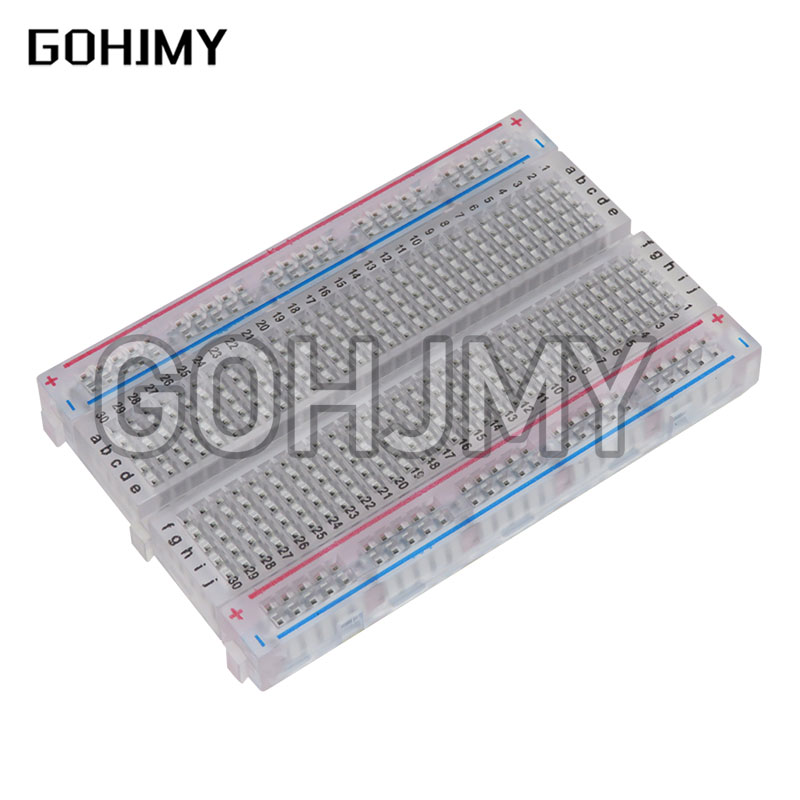 10ชิ้นใสมินิขนมปัง/Breadboard  - Breadboard 400 Point บทวิจารณ์และราคา