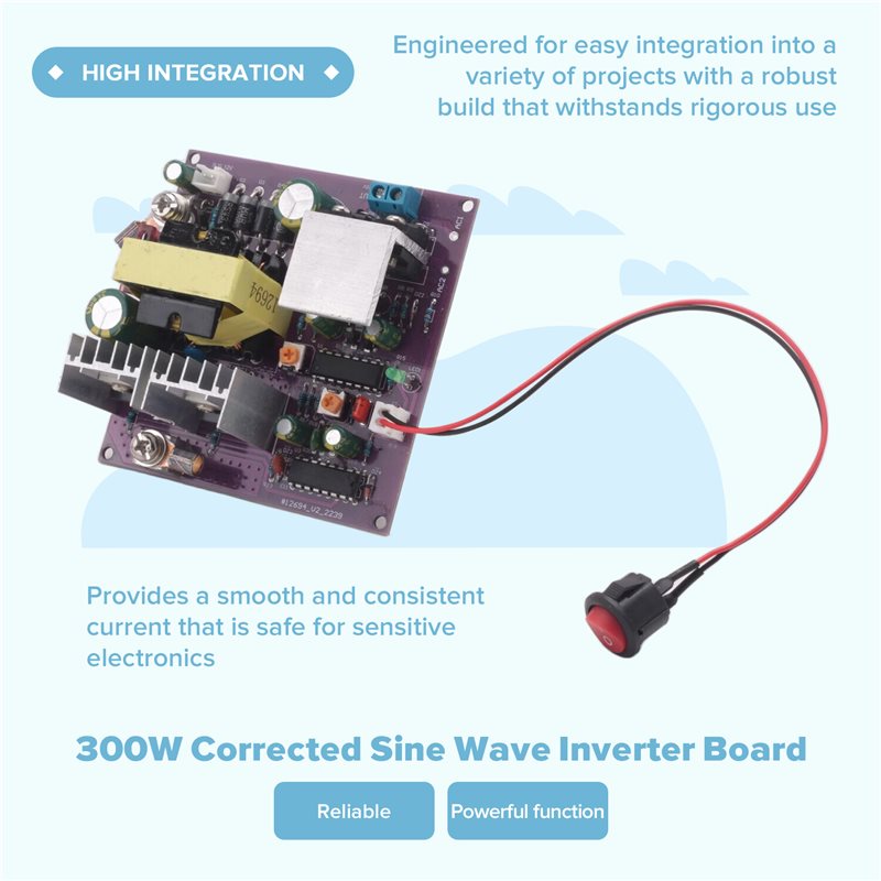 แผงวงจรอินเวอร์เตอร์คลื่นไซน์ป - Boost Converter บทวิจารณ์และราคา