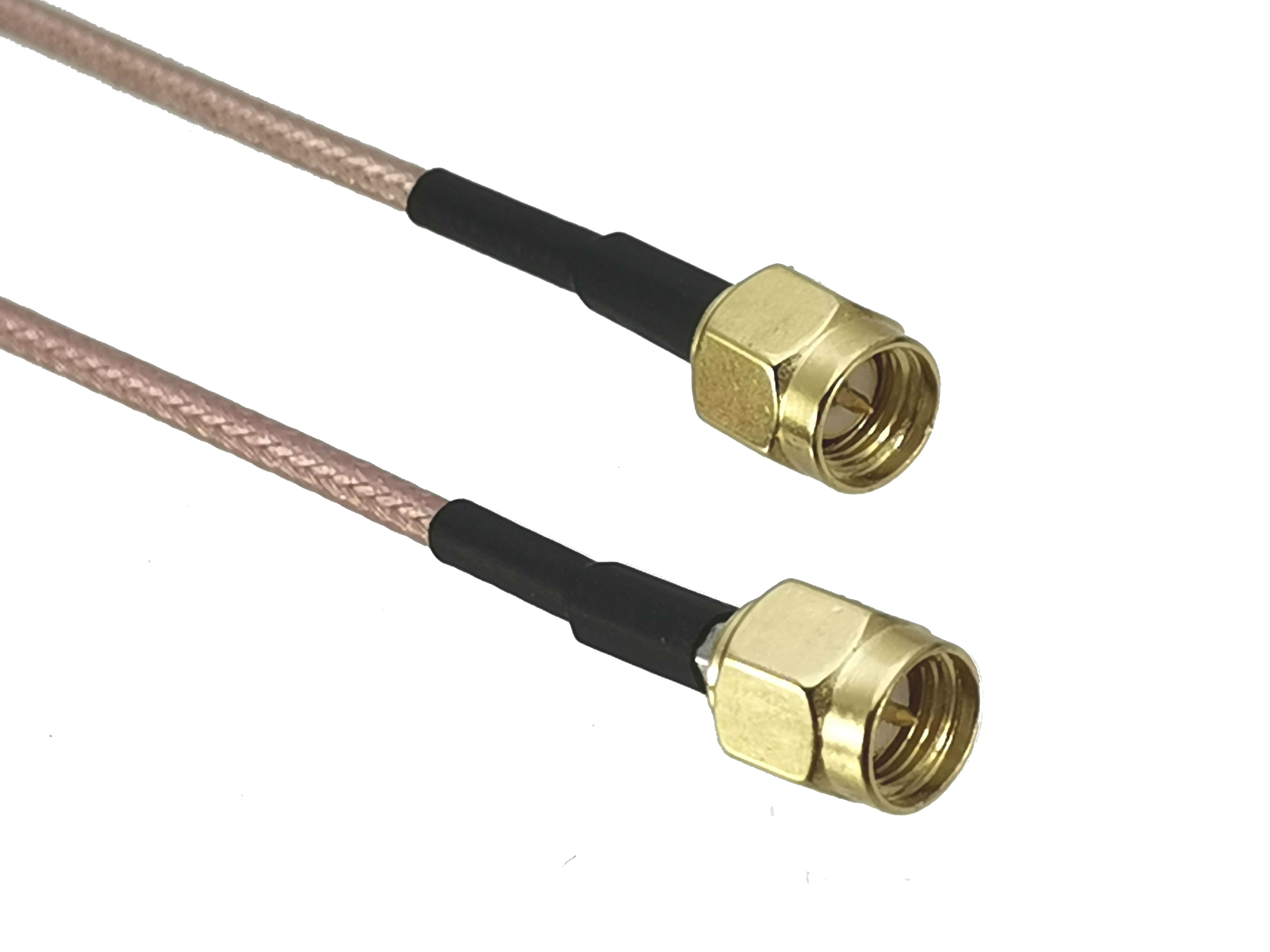1ชิ้นRG316 RG174สายSMAไปSMAชาย - Jumper Wire Kit บทวิจารณ์และราคา