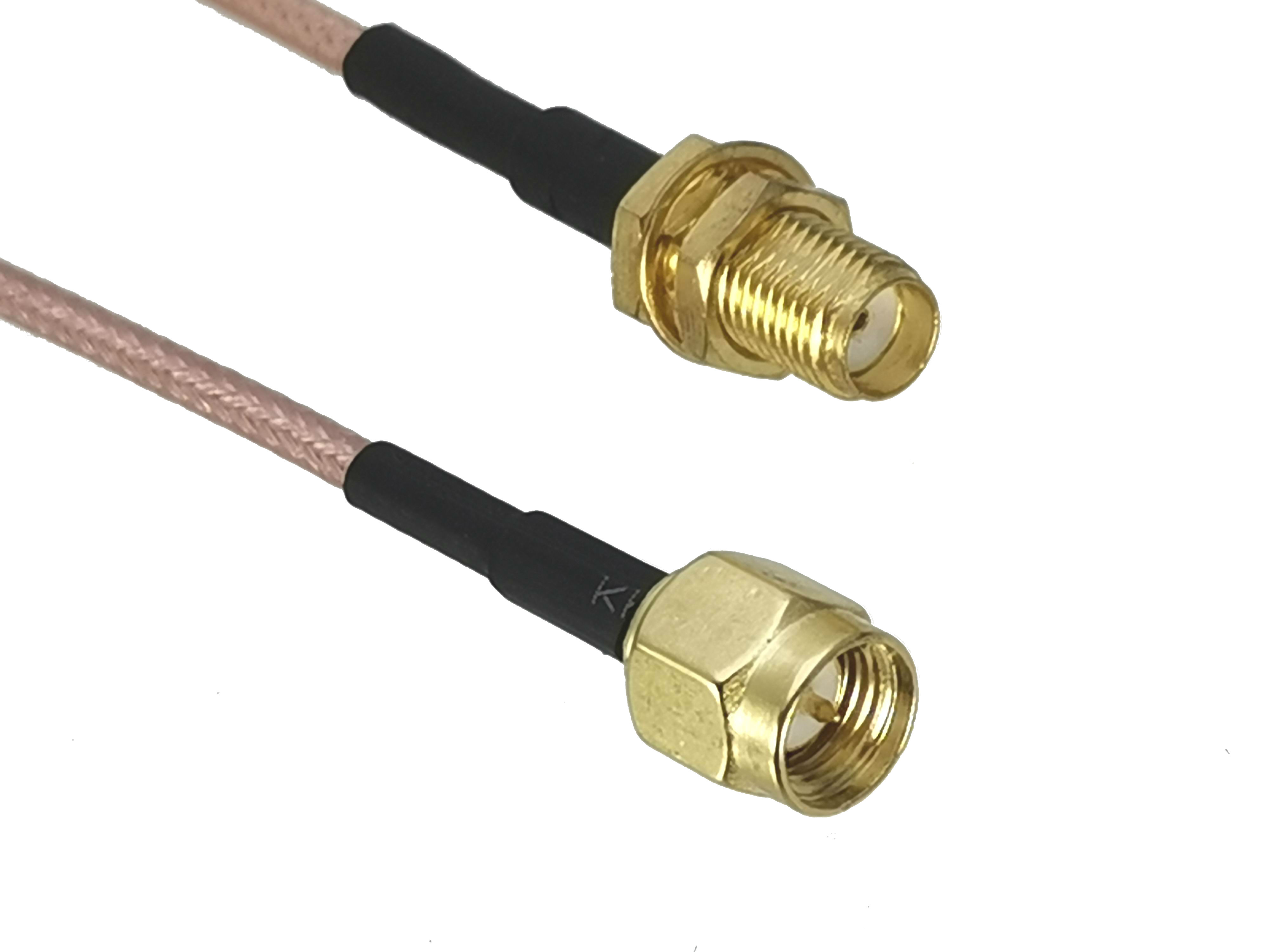 1ชิ้นRG316 RG174สายSMAไปSMAชาย - Jumper Wire Kit บทวิจารณ์และราคา