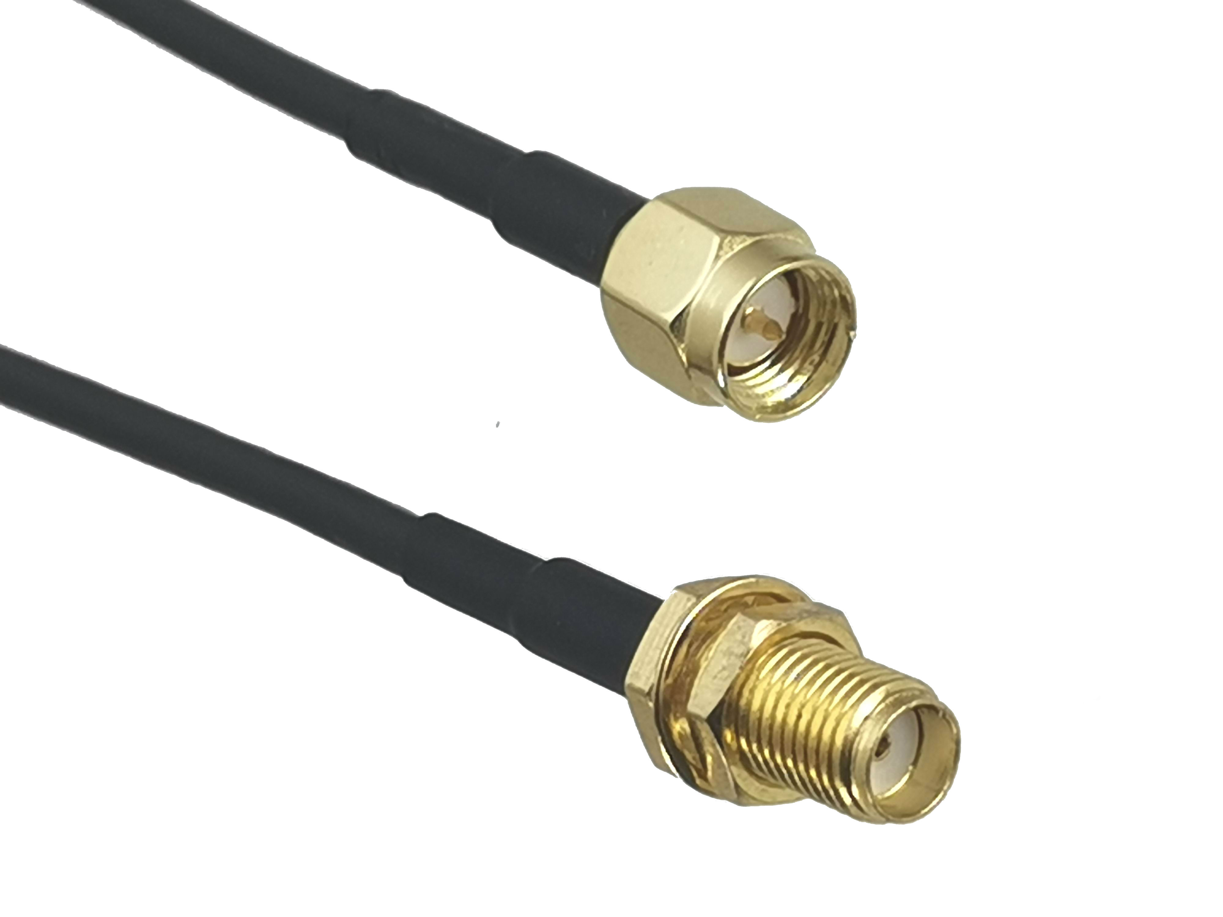 1ชิ้นRG316 RG174สายSMAไปSMAชาย - Jumper Wire Kit บทวิจารณ์และราคา