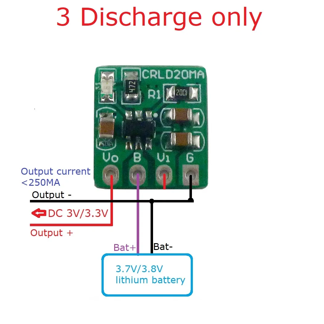 5X CRLD20MA มินิ 2 อิน 1 3.7V  - Li Ion Charger Module บทวิจารณ์และราคา