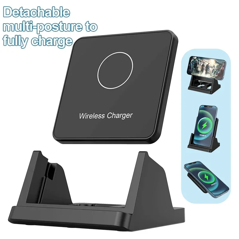 30W Wireless Charger Padขาตั้ง - Micro Usb Cable บทวิจารณ์และราคา