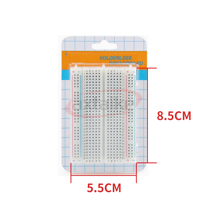 บอร์ดทดลองวงจร 400/830 จุดเชื่ - Breadboard 400 Point บทวิจารณ์และราคา