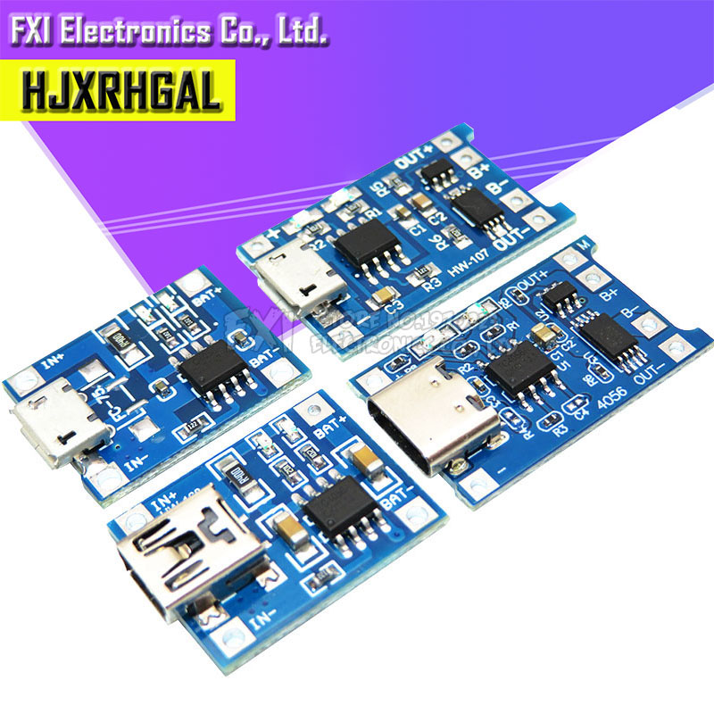 5PCS Micro USB 5V 1A 18650 TP4 - Tp4056 Module บทวิจารณ์และราคา