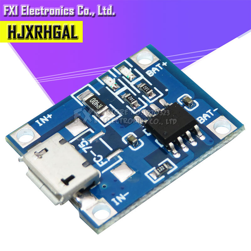 5PCS Micro USB 5V 1A 18650 TP4 - Tp4056 Module บทวิจารณ์และราคา