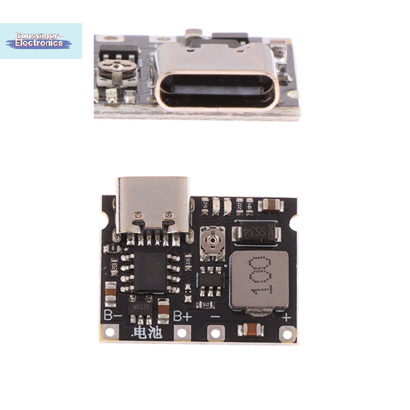 【USB Type-C 2A แบตเตอรี่ลิเธีย - Li Ion Charger Module บทวิจารณ์และราคา