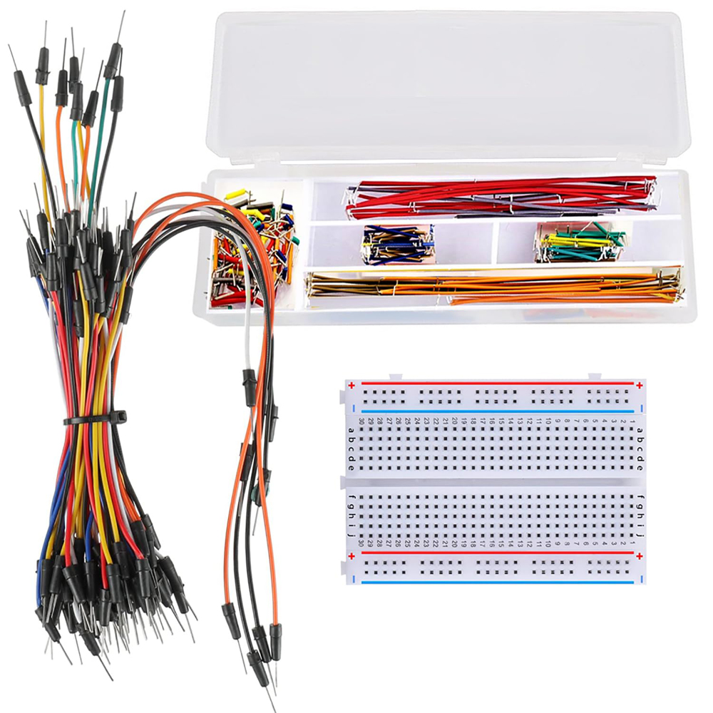 ชุดสายจัมเปอร์ Breadboard พร้อ - Breadboard 400 Point บทวิจารณ์และราคา