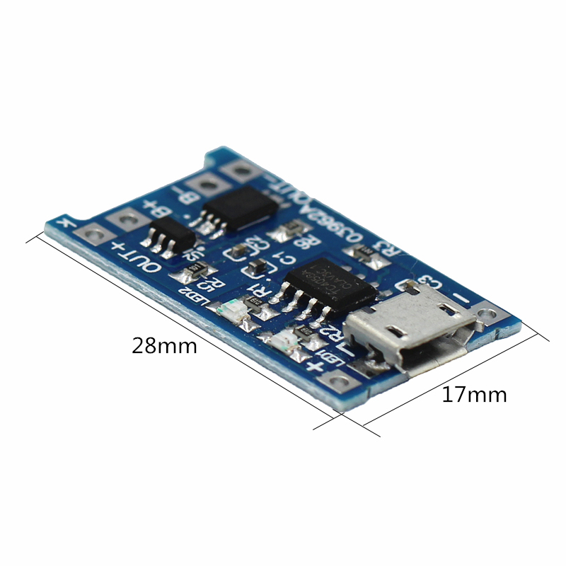 5PCS Micro USB 5V 1A 18650 TP4 - Tp4056 Module บทวิจารณ์และราคา