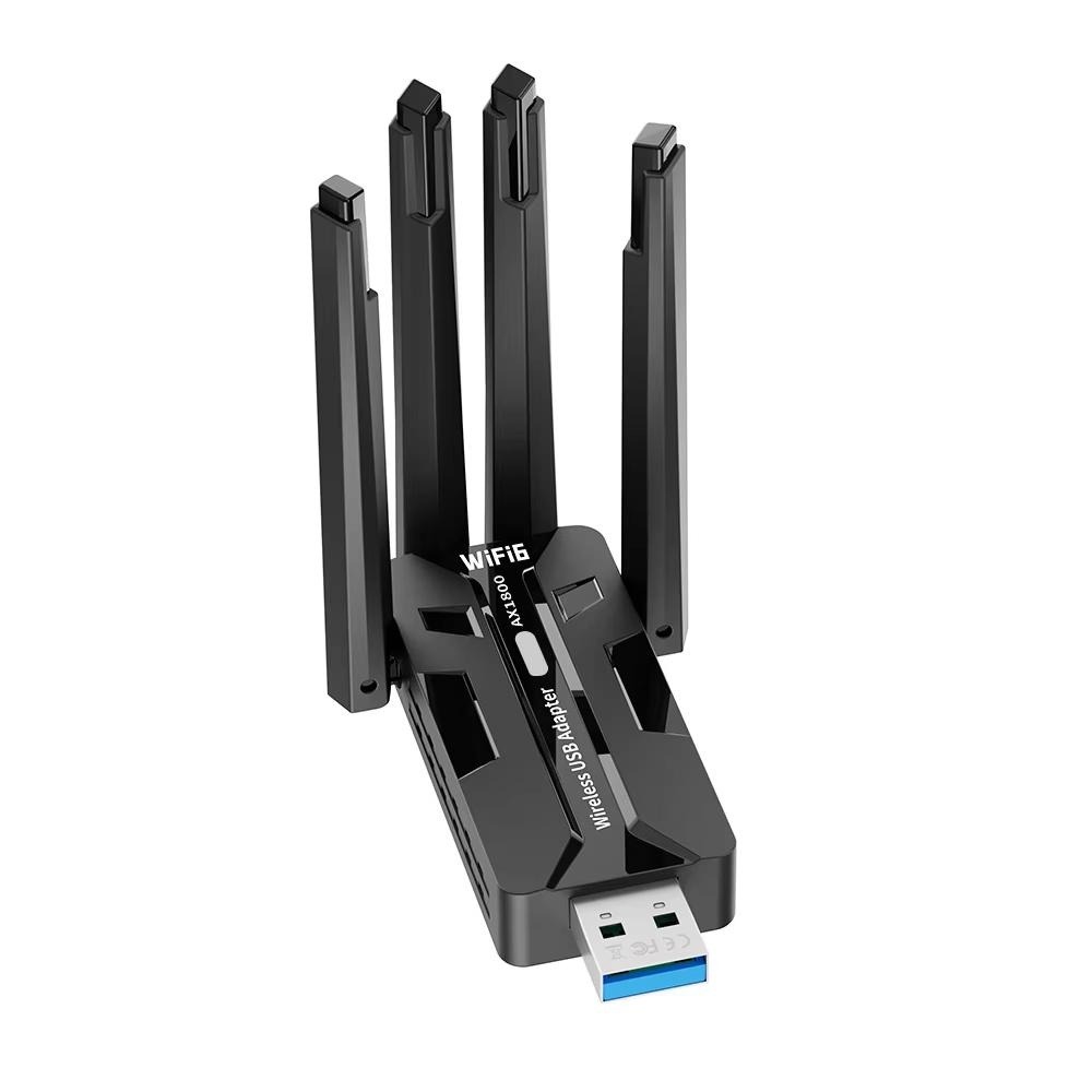 อะแดปเตอร์ USB WiFi 6 1800Mbps - Antenna 2.4Ghz บทวิจารณ์และราคา