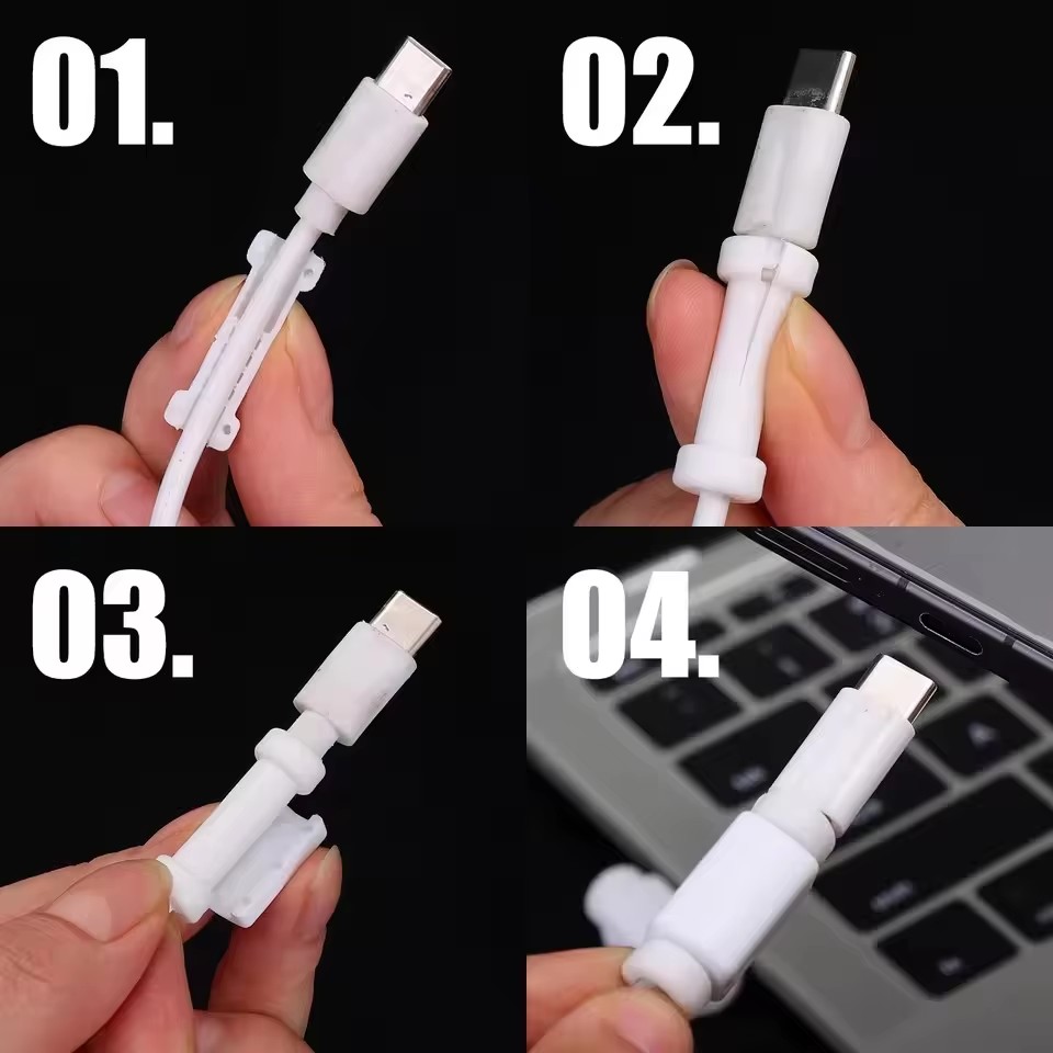 ปลอกป้องกันสายหัก ซิลิโคนนุ่ม  - Micro Usb Cable บทวิจารณ์และราคา
