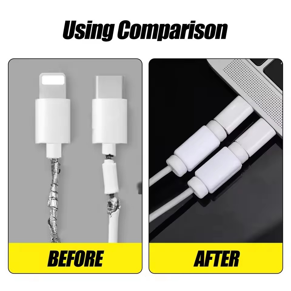 ปลอกป้องกันสายหัก ซิลิโคนนุ่ม  - Micro Usb Cable บทวิจารณ์และราคา